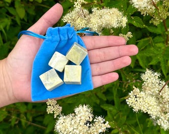 Connemara Marble Gin Stones, Irish Bar Accessory, Set of 4