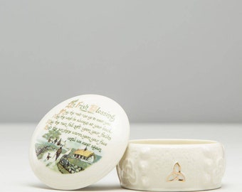 Irish Trinket Box by Belleek