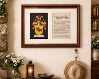 Family Crest Story Parchment