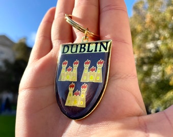 Dublin Coat of Arms Keyring Keychain