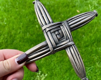 St. Brigid's Bronze Cross, Irish Cross, Saint Brigid, religieus, katholiek geschenk, wilde gans, Iers geschenk, Iers interieur, huwelijksgeschenk