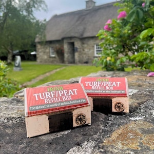 Irish Turf Peat Refill Box, Ireland Gift, Irish Peat