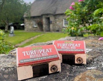 Irish Turf Peat Incense Refill Box, Ireland Gift