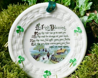 Belleek Irish Blessing Ornament
