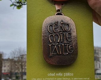 Cead Mile Failte Bronze Decoration