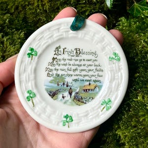 Trish McFerran An Irish Blessing Encaustic Art Ornament main image 1