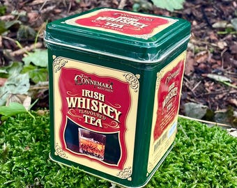 Irish Whiskey Flavored Tea, Vintage Tin, Ireland Gift