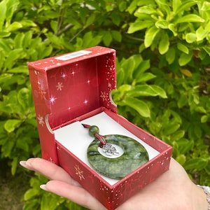 Irish Shamrock Ornament Connemara Marble