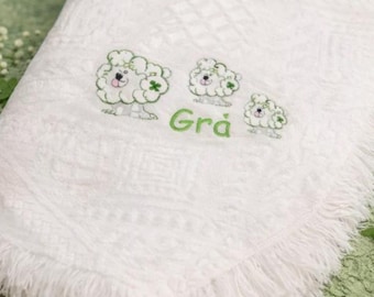 Embroidered Gra' Blanket