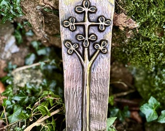Celtic Tree Bronze Cross