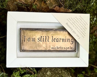 I am still learning Wall Plaque
