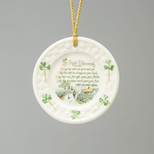 Belleek Irish Blessing Ornament