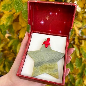 Irish Christmas ornament, Irish Souvenir made from a piece of Ireland