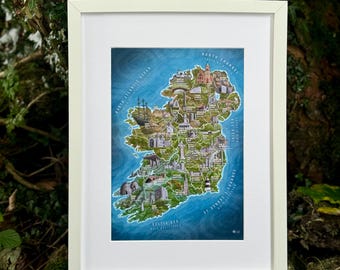 Ireland Map Print