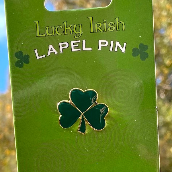 Shamrock Lapel Pin