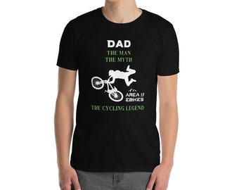 Dad the Man the Myth the Cycling Legend Tee Shirt