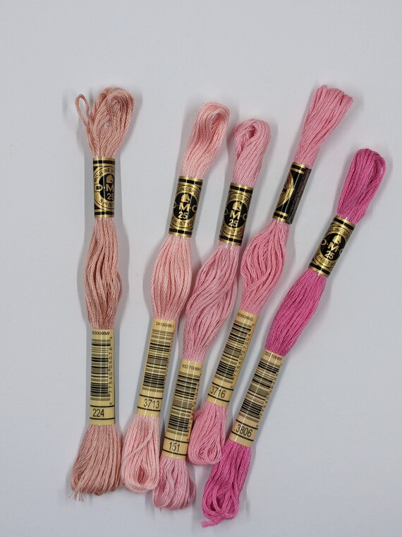 DMC Mouline Stranded Cotton Embroidery Thread 8mtr. White, Black