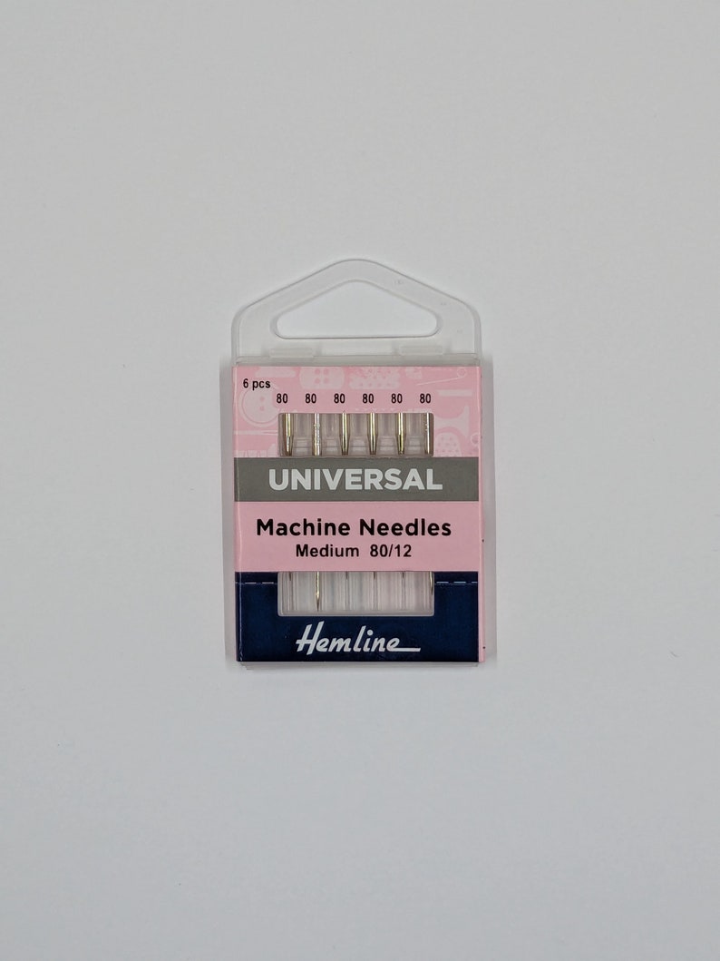 Hemline Universal-Nähmaschinennadeln Für Leder – Größe 80/12, Pro Packung, Ideal Für Strapazierfähige Materialien