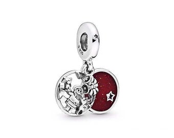 25 Silver Christmas Charm Bead for Women, Santa, Sleigh, Reindeer Pendant, Fits Original Pandora Bracelet, DIY Jewelry, Gift, New