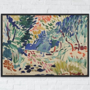 Landscape at Collioure Painting, Henri Matisse, Printable Wall Art Decor, Famous Landscape Print, Classic Vintage Fine Art, Instant Download