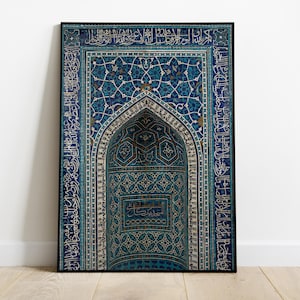 Carreau De Céramique Antique Perse - Pièce Décorative Authentique