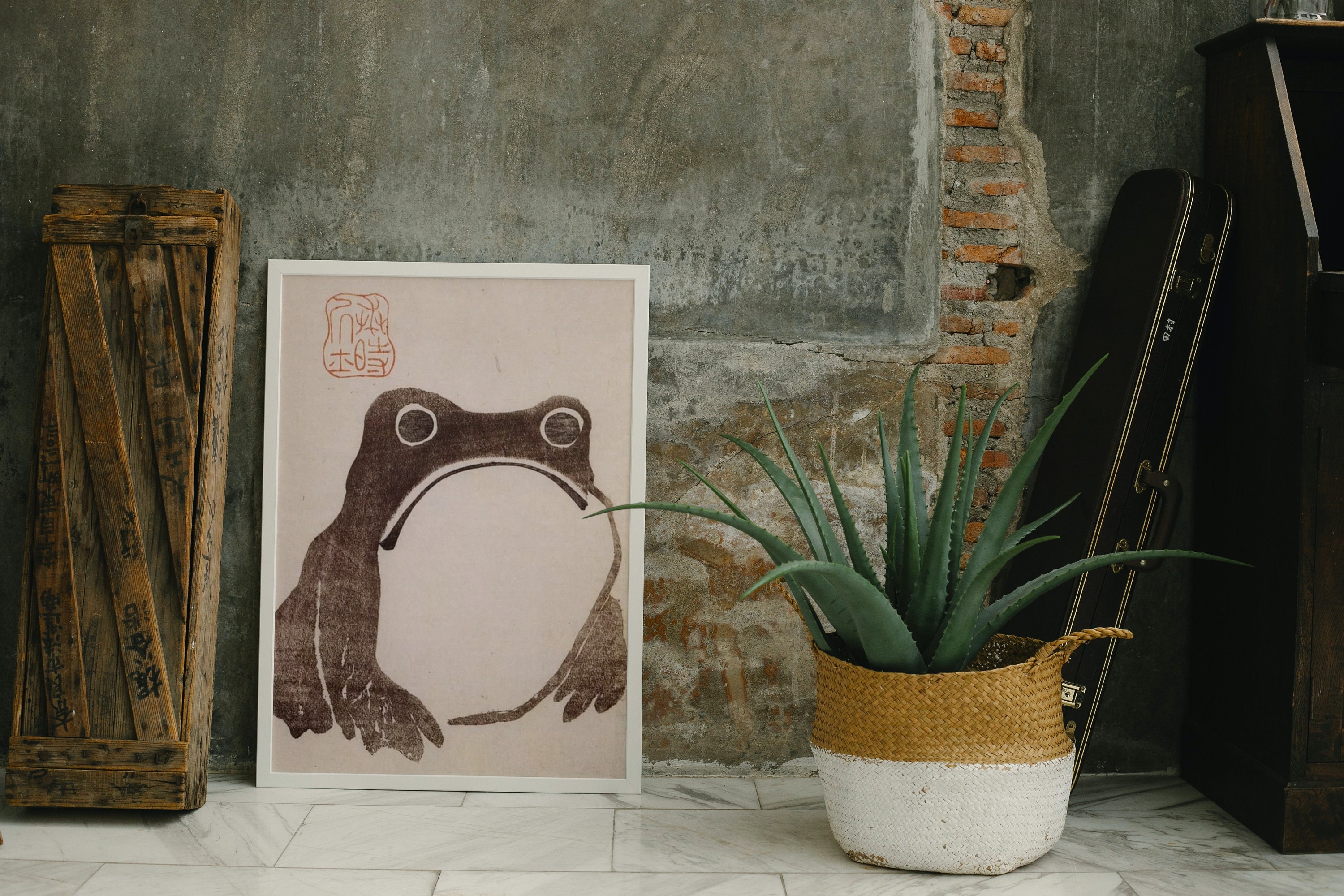 Matsumoto Hoji Art, Japanese Frog Printable Wall Art, Famous Japanese ...