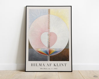 Hilma af Klint Print, The Dove, No. 1, Printable Wall Art Painting, Famous Minimalist Prints, Vintage Spiritual Fine Art, Digital Download