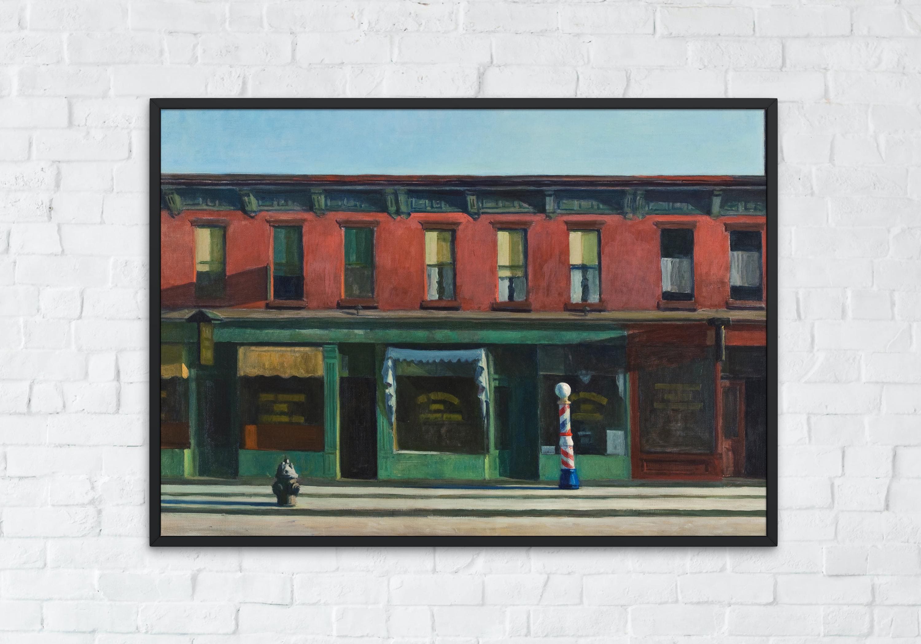 公式ファッションブランド通販サイト Early Sunday Wall Printable Hopper, Edward Painting, Morning コレクション