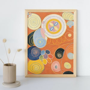 Hilma af Klint, The Ten Largest No. 3 - Youth, Printable Wall Art, Famous Minimalist Print, Vintage Spiritual Fine Art, Instant Download