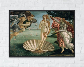 サンドロ・ボッティチェリ - ヴィーナスの誕生、詳細ポスター、即時