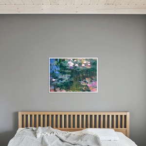Claude Monet Water Lilies Artwork, Impressionist Floral Print, Tranquil Garden Wall Decor, Printable Art, Digital Download Poster