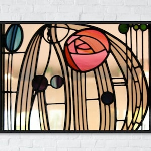 Charles rennie mackintosh stained glass - Etsy 日本