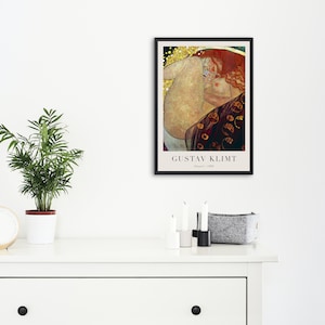 1art1 Gustav Klimt Poster Danaë 1907 – Kunstdruck 50x40 Cm, Detailreich & Farbintensiv