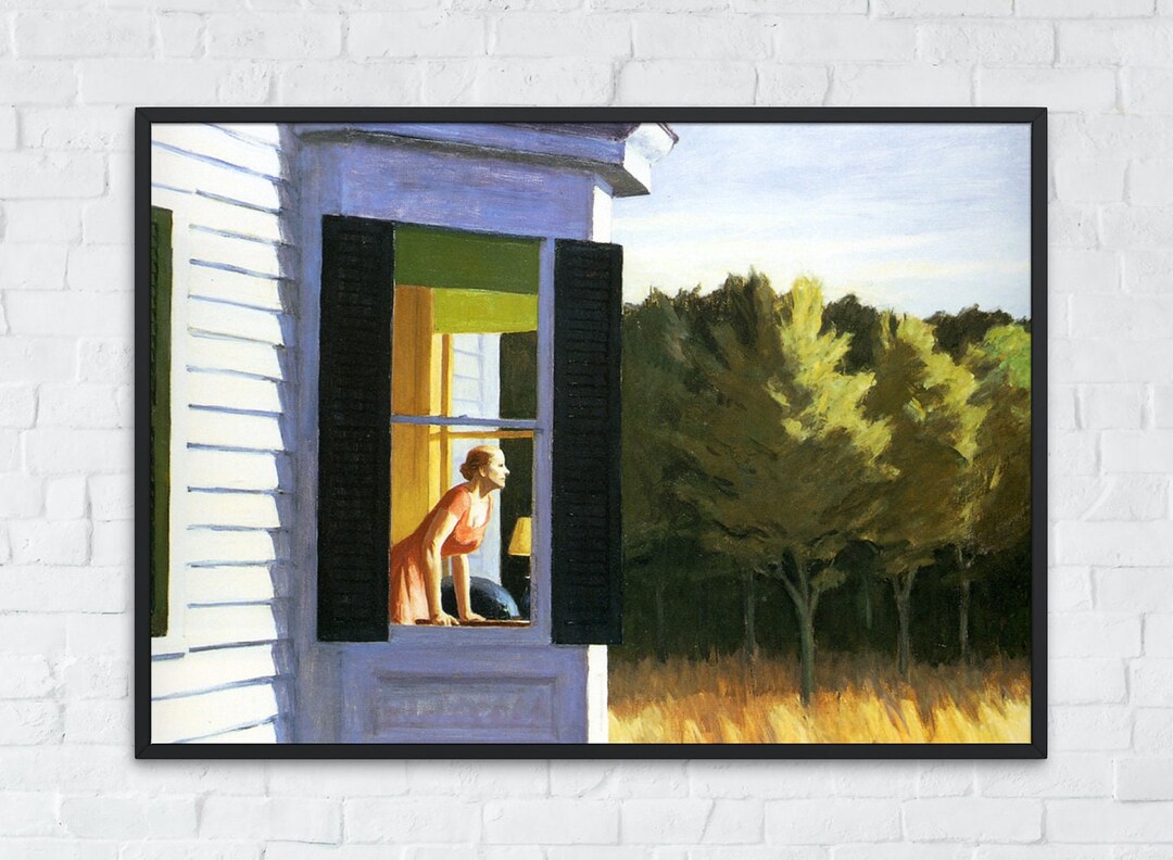 Cape Cod Morning Painting, Edward Hopper, Printable Wall Art Decor, Famous Landscape Print