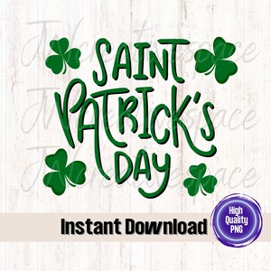 St Patrick&#39;s Day PNG Digital Download