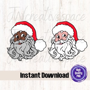 Weihnachtsmann PNG Digital Download File