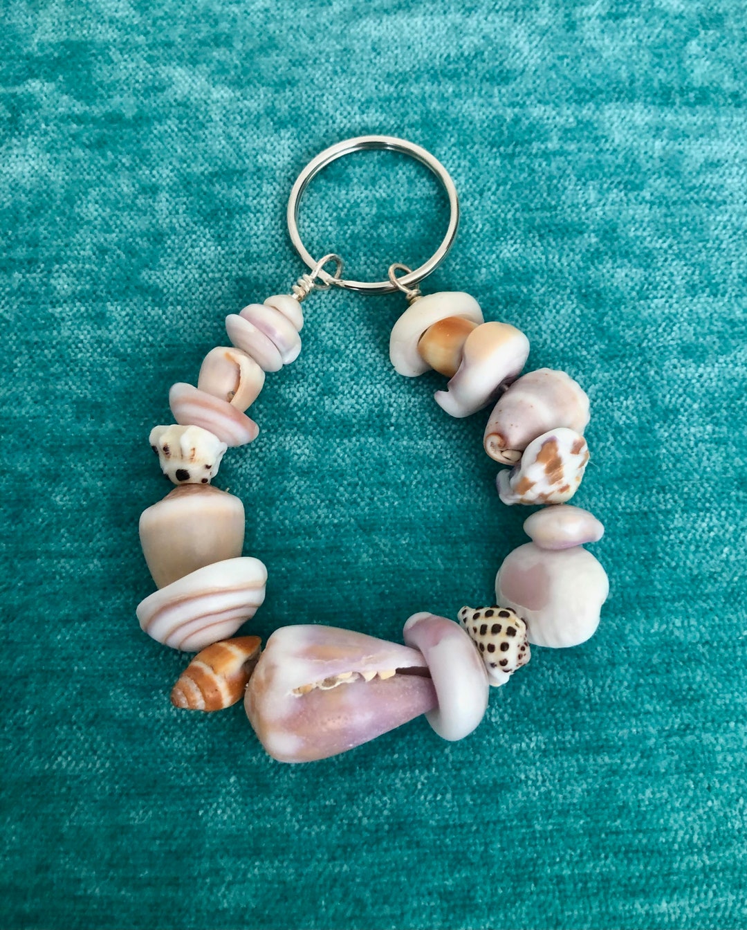 Hawaiian Sea Shell Keychain Etsy