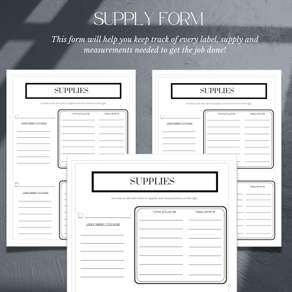 Professional Organizer Business Pack Fillable Forms Business Etsy