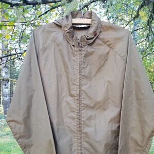 Vintage White Stag Hooded Windbreaker Jacket