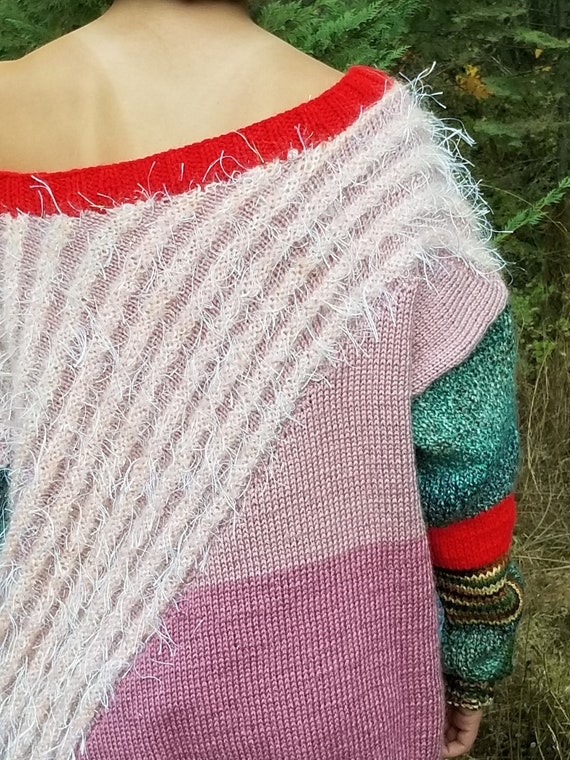 One of A Kind ART Sweater Handmade