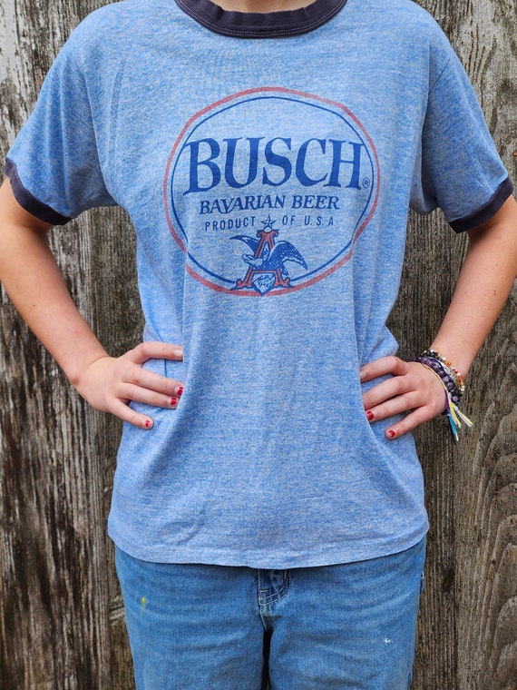vintage busch beer shirt Gem