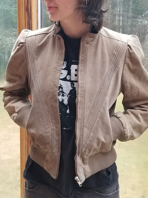 80s Leather Jacket - image 2