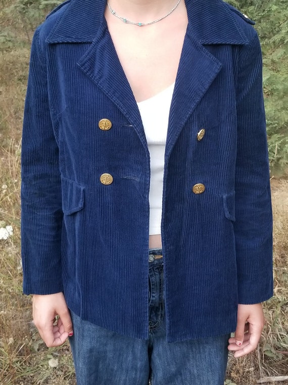 Vintage Nautical Fishermen Corduroy Jacket - Etsy