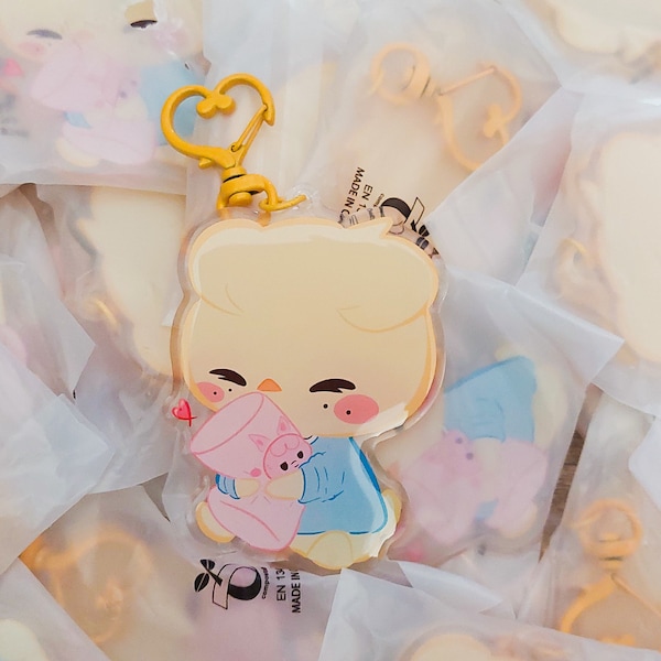 Portachiavi cuscino Bbokari e Dwaekki / Straykids / skzoo /