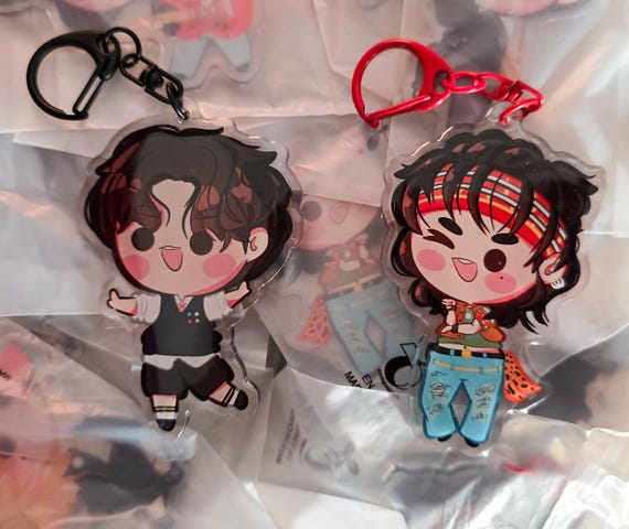 Set 8 Portachiavi Stray Kids - Portachiavi Acrilico SKZ Per Fan - Ciondolo Per Borse E Zaini