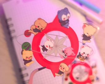 SKZOO Compass clear sticker / Stray kids