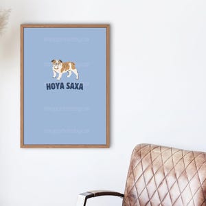 Georgetown University Posters - Digital Download Print - Georgetown Hoya Saxa Dorm Decor - Georgetown Bulldog Art - Georgetown Dorm Room