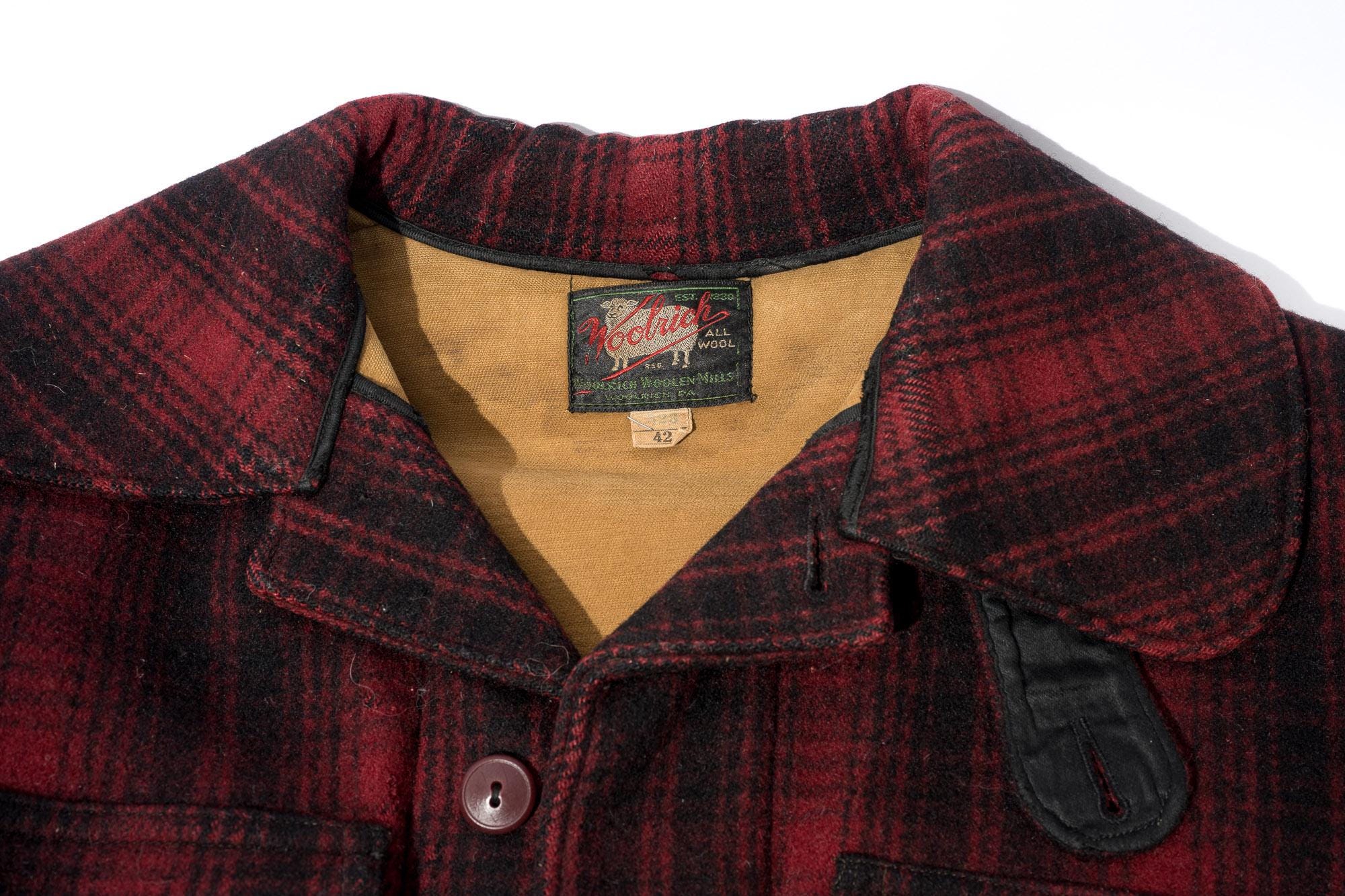 Vintage Woolrich Hunting Coat, Red Plaid, Wool, Size 42, 1930s - Etsy