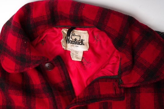 Vintage Woolrich Hunting Jacket, Wool, Red, Plaid - image 2