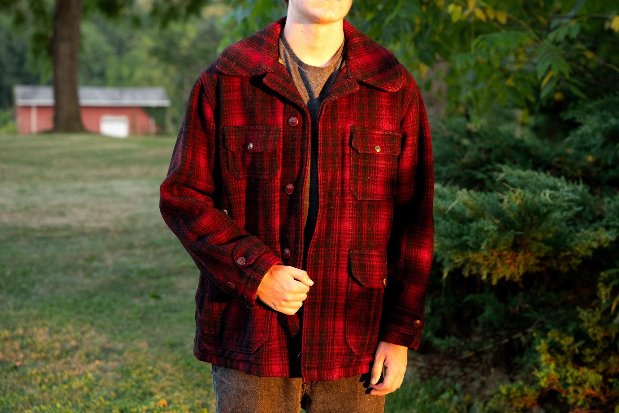 Vintage Woolrich Hunting Coat, Red Plaid, Wool, Size 42, 1930s - Etsy